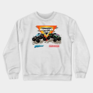 Fight of Two Monster Crewneck Sweatshirt